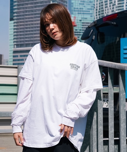 BROTHER MERLE（ブラザー マール）の「GLADYS S/S T-SHIRTS/BROTHER MERLE(ブラザーマール)半袖バックプリントTシャツ（Tシャツ/カットソー・メンズ・スカイブルー/ホワイト/ブラック・X-LARGE/MEDIUM/LARGE）」の9枚目の写真