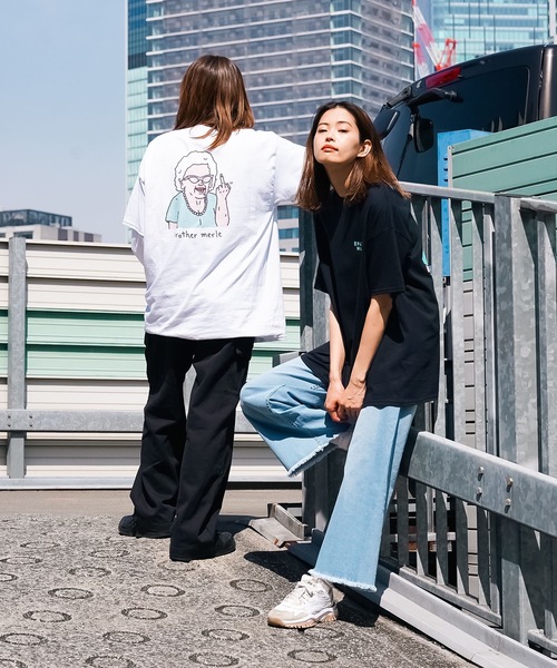 BROTHER MERLE（ブラザー マール）の「GLADYS S/S T-SHIRTS/BROTHER MERLE(ブラザーマール)半袖バックプリントTシャツ（Tシャツ/カットソー・メンズ・スカイブルー/ホワイト/ブラック・X-LARGE/MEDIUM/LARGE）」の6枚目の写真