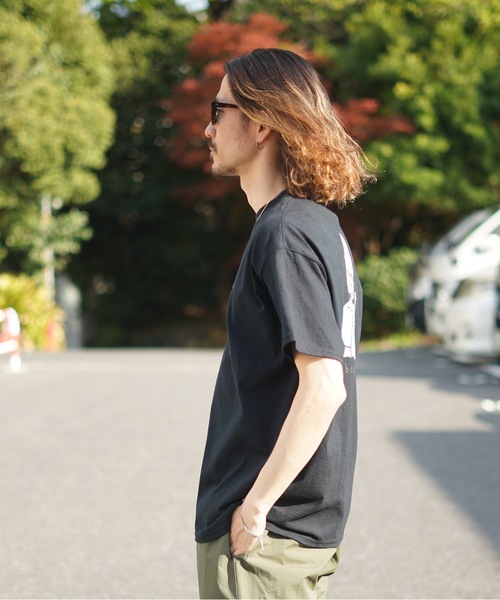 BROTHER MERLE（ブラザー マール）の「GLADYS S/S T-SHIRTS/BROTHER MERLE(ブラザーマール)半袖バックプリントTシャツ（Tシャツ/カットソー・メンズ・スカイブルー/ホワイト/ブラック・X-LARGE/MEDIUM/LARGE）」の19枚目の写真