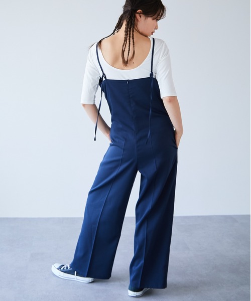 ECRIRE（エクリール）の「【セットアップ対応可能】キャミオールインワン（つなぎ/オールインワン・レディース・ベージュ/ネイビー/グレー・M/L）」の11枚目の写真