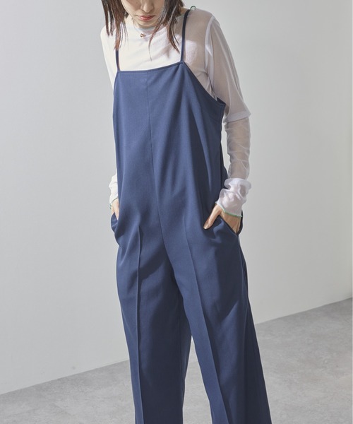 ECRIRE（エクリール）の「【セットアップ対応可能】キャミオールインワン（つなぎ/オールインワン・レディース・ベージュ/ネイビー/グレー・M/L）」の9枚目の写真