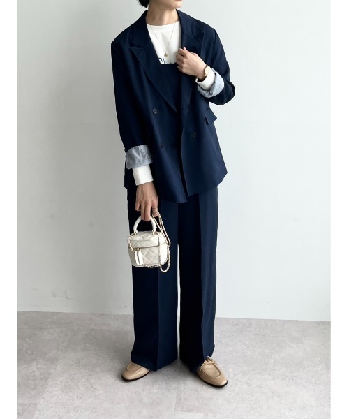 ECRIRE（エクリール）の「【セットアップ対応可能】キャミオールインワン（つなぎ/オールインワン・レディース・ベージュ/ネイビー/グレー・M/L）」の12枚目の写真