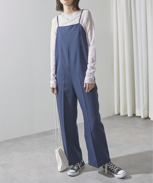 ECRIRE（エクリール）の「【セットアップ対応可能】キャミオールインワン（つなぎ/オールインワン・レディース・ベージュ/ネイビー/グレー・M/L）」の17枚目の写真