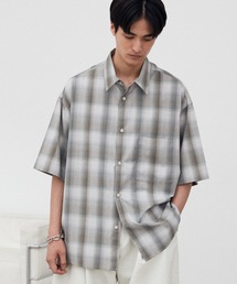 WYM LIDNM | OMBRE CHECK HS SHIRT(シャツ/ブラウス)