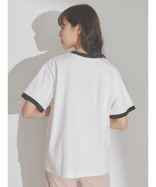 merry jenny（メリージェニー）の「osanpo terrier tee（Tシャツ/カットソー・レディース・オフホワイト/チャコールグレー・FREE）」の5枚目の写真