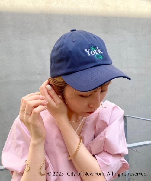 Omekashi(オメカシ)の「【NYC × GOOD ROCK SPEED】NYCキャップ(キャップ・レディース・ホワイト/ネイビー・FREE)」の12枚目の写真