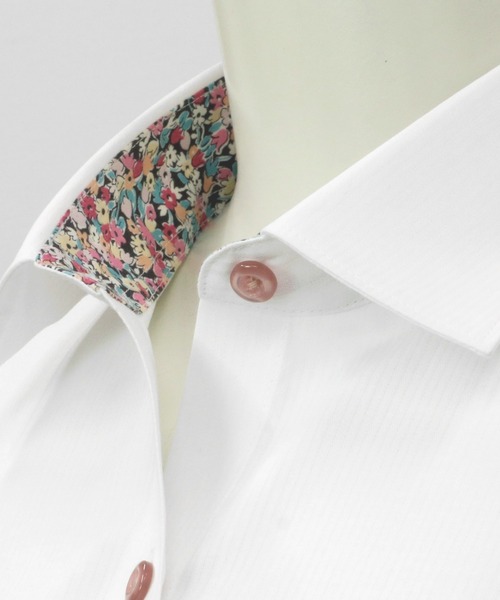 TOKYO SHIRTS（トウキョウシャツ）の「透け防止 形態安定ノーアイロン ワイド衿 七分袖ビジネスワイシャツ（ビジネスシャツ・レディース・ホワイト・S/M/L/LL/XL）」の3枚目の写真