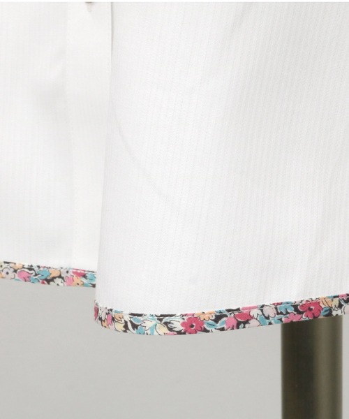 TOKYO SHIRTS（トウキョウシャツ）の「透け防止 形態安定ノーアイロン ワイド衿 七分袖ビジネスワイシャツ（ビジネスシャツ・レディース・ホワイト・S/M/L/LL/XL）」の5枚目の写真