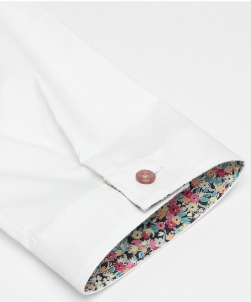 TOKYO SHIRTS（トウキョウシャツ）の「透け防止 形態安定ノーアイロン ワイド衿 七分袖ビジネスワイシャツ（ビジネスシャツ・レディース・ホワイト・S/M/L/LL/XL）」の4枚目の写真