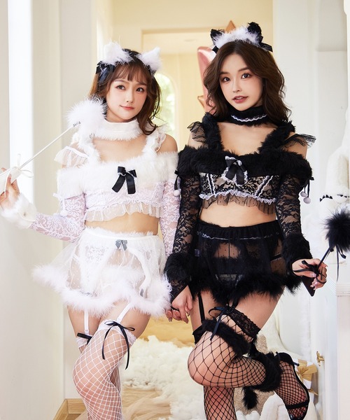 コスプレ衣装　Malymoon もこもこキャット　グレー Amazon.co.jp: [Malymoon] コスプレ アニマル キャット ねこ