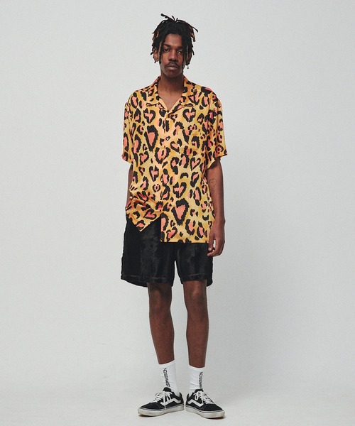 NOISE MAKER（ノイズメーカー）の「ハートレオパードオープンカラーシャツ（シャツ/ブラウス・メンズ・ブルー/オレンジ・M/L/XL）」の15枚目の写真