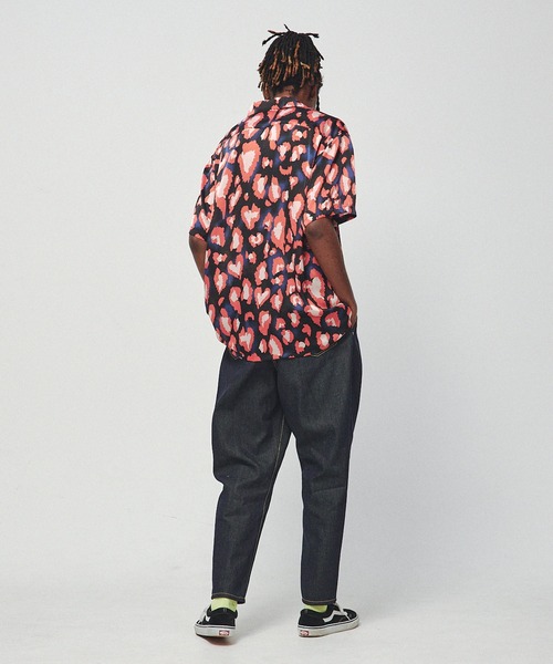 NOISE MAKER（ノイズメーカー）の「ハートレオパードオープンカラーシャツ（シャツ/ブラウス・メンズ・ブルー/オレンジ・M/L/XL）」の4枚目の写真