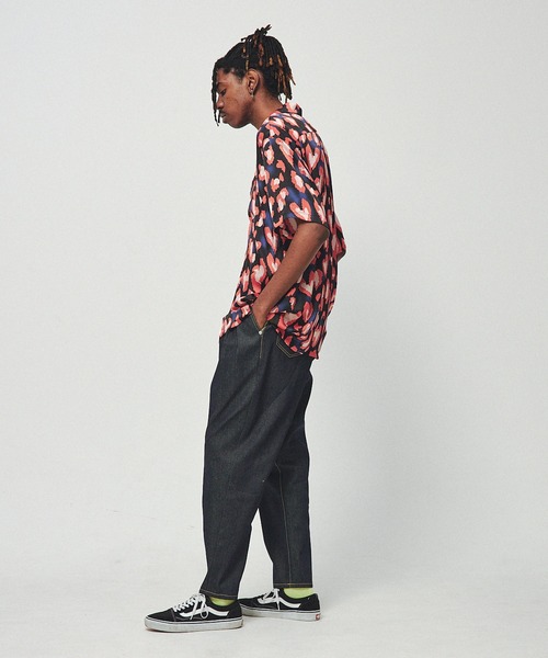 NOISE MAKER（ノイズメーカー）の「ハートレオパードオープンカラーシャツ（シャツ/ブラウス・メンズ・ブルー/オレンジ・M/L/XL）」の3枚目の写真