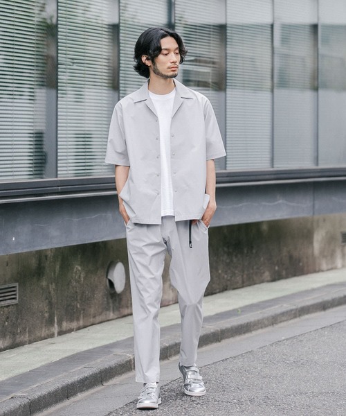 URBAN RESEARCH(アーバンリサーチ)の「『撥水/イージーケア』SOLOTEX STRETCH SHORT-SLEEVE SHIRTS(シャツ/ブラウス・メンズ・ネイビー/ブラック/グレー系その他・MEDIUM/LARGE)」の9枚目の写真