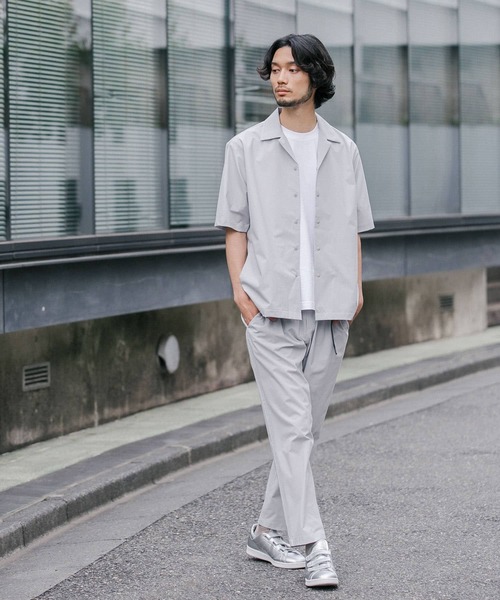 URBAN RESEARCH(アーバンリサーチ)の「『撥水/イージーケア』SOLOTEX STRETCH SHORT-SLEEVE SHIRTS(シャツ/ブラウス・メンズ・ネイビー/ブラック/グレー系その他・MEDIUM/LARGE)」の10枚目の写真