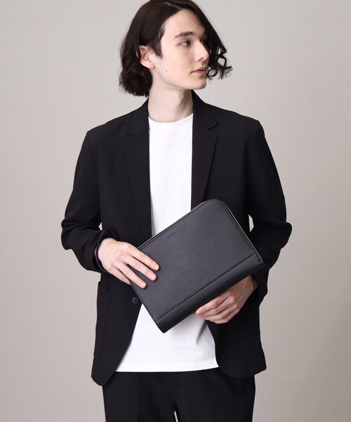 THE SHOP TK (ザ ショップ ティーケー )の「◆サフィアーノL字クラッチ/結婚式、セレモニー、パーティー、フォーマル、ドレス(クラッチバッグ・メンズ・ブラック/チャコールグレー/ネイビー・00)」の20枚目の写真