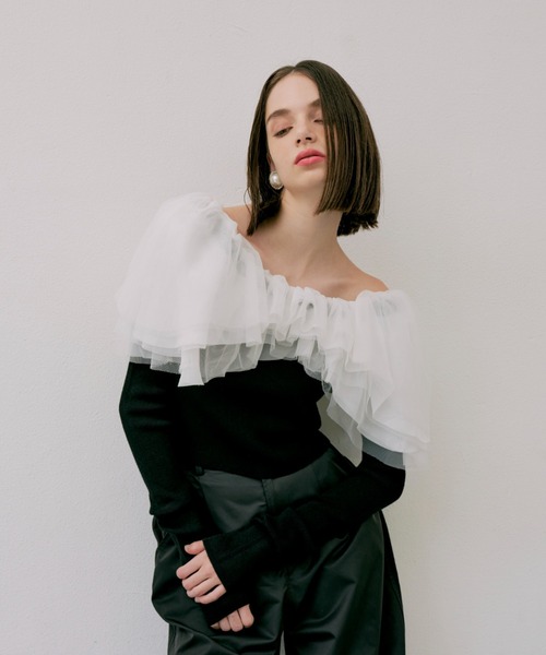 J1U by LA BELLE ETUDE（ジユウバイラベルエチュード）の「BIGパール×ビジュピアス（ピアス（両耳用）・レディース・その他・FREE）」の12枚目の写真