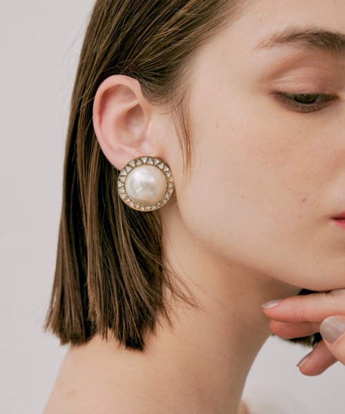 J1U by LA BELLE ETUDE（ジユウバイラベルエチュード）の「BIGパール×ビジュピアス（ピアス（両耳用）・レディース・その他・FREE）」の14枚目の写真