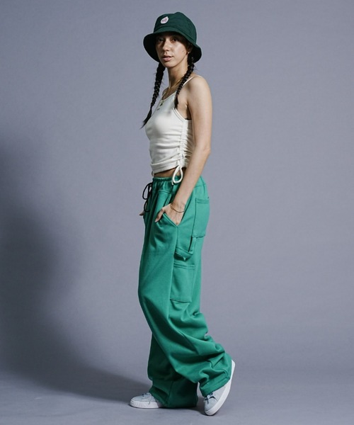 RVCA（ルーカ）の「RVCA/ルーカ ワンポイント刺繍/リブタンクトップ BD043-303（タンクトップ・レディース・ブラック/イエロー/ホワイト・M/S）」の6枚目の写真