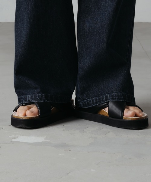 epnok（エプノック）の「セミワイドストレートデニム（デニムパンツ・メンズ・ブルー/ライトインディゴブルー・SMALL/MEDIUM/LARGE）」の7枚目の写真