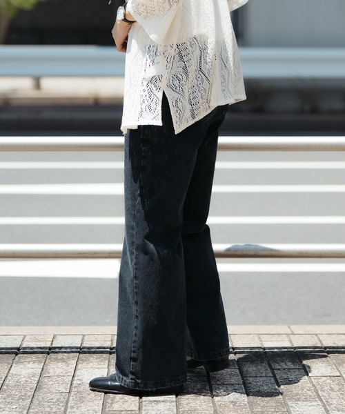 epnok（エプノック）の「セミワイドストレートデニム（デニムパンツ・メンズ・ブルー/ライトインディゴブルー・SMALL/MEDIUM/LARGE）」の14枚目の写真