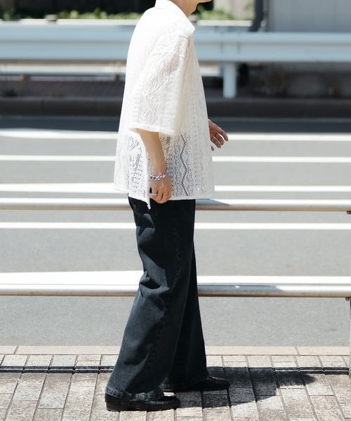 epnok（エプノック）の「セミワイドストレートデニム（デニムパンツ・メンズ・ブルー/ライトインディゴブルー・SMALL/MEDIUM/LARGE）」の22枚目の写真