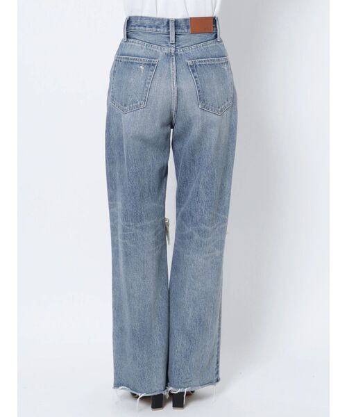 EVRIS(エヴリス)の「ダメージワイドデニムパンツ(デニムパンツ・レディース・ブルー・SMALL/MEDIUM)」の10枚目の写真