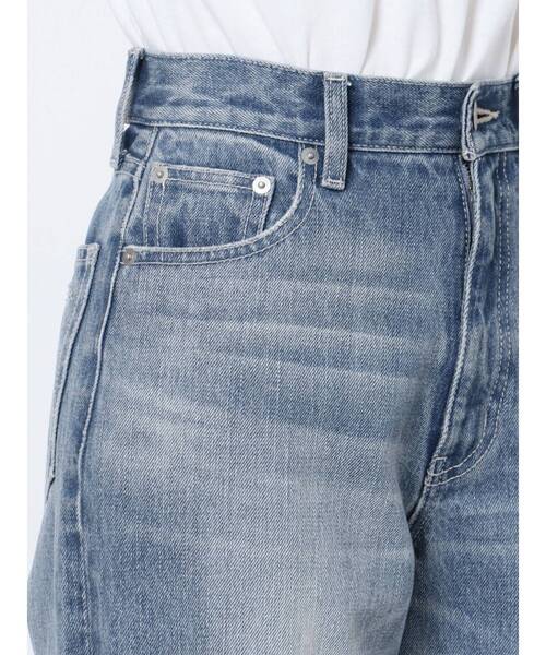 EVRIS(エヴリス)の「ダメージワイドデニムパンツ(デニムパンツ・レディース・ブルー・SMALL/MEDIUM)」の11枚目の写真