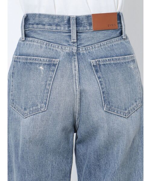 EVRIS(エヴリス)の「ダメージワイドデニムパンツ(デニムパンツ・レディース・ブルー・SMALL/MEDIUM)」の12枚目の写真