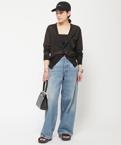 AP STUDIO(エーピーストゥディオ)の「LOGO CAP(キャップ・レディース・ベージュ/ブラック・FREE)」の4枚目の写真