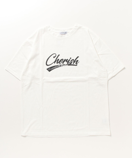 Flowering Korea(フラワーリングコリア)の「オーバーサイズロゴTシャツ(Tシャツ/カットソー・レディース・グレー/オレンジ/ホワイト・FREE)」の14枚目の写真