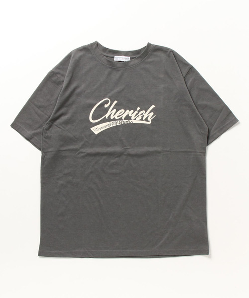 Flowering Korea(フラワーリングコリア)の「オーバーサイズロゴTシャツ(Tシャツ/カットソー・レディース・グレー/オレンジ/ホワイト・FREE)」の16枚目の写真