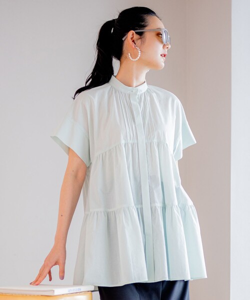 組曲（クミキョク）の「【洗える】ナチュラルローンギャザーフレア