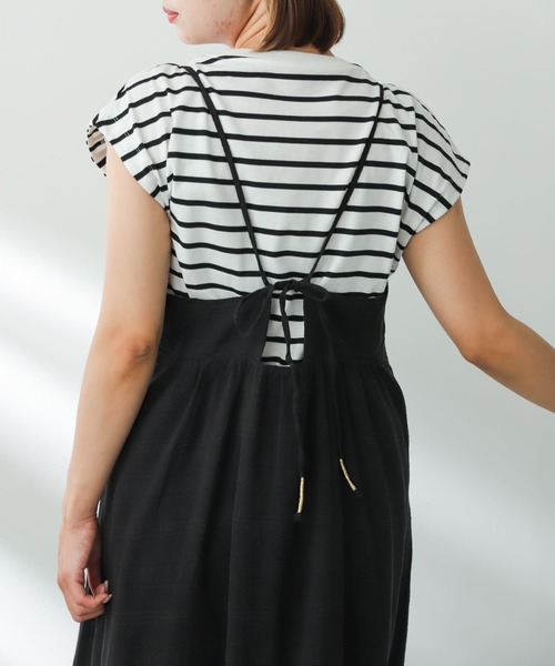 SENSE OF PLACE by URBAN RESEARCH（センスオブプレイスバイアーバンリサーチ）の「バックデザインキャミワンピース（ワンピース・レディース・アイボリー/バーガンディー/ブラック・ONE/S）」の16枚目の写真