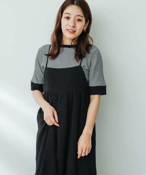 SENSE OF PLACE by URBAN RESEARCH（センスオブプレイスバイアーバンリサーチ）の「バックデザインキャミワンピース（ワンピース・レディース・アイボリー/バーガンディー/ブラック・ONE/S）」の22枚目の写真