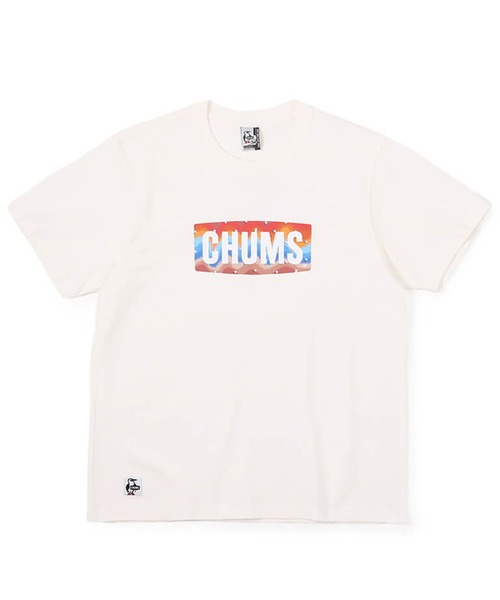 CHUMS(チャムス)の「CHUMS/チャムス ロゴプリントTシャツ クルーネック コットンT CH01-2388(Tシャツ/カットソー・メンズ・チャコール/ネイビー/ホワイト/ブルー・M/XXL/L/S/XL)」の9枚目の写真