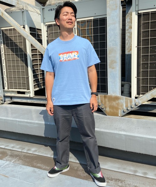 CHUMS(チャムス)の「CHUMS/チャムス ロゴプリントTシャツ クルーネック コットンT CH01-2388(Tシャツ/カットソー・メンズ・チャコール/ネイビー/ホワイト/ブルー・M/XXL/L/S/XL)」の21枚目の写真