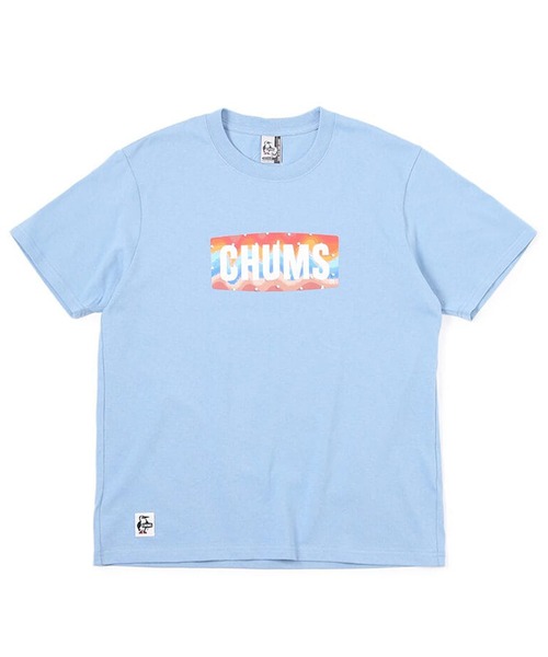 CHUMS(チャムス)の「CHUMS/チャムス ロゴプリントTシャツ クルーネック コットンT CH01-2388(Tシャツ/カットソー・メンズ・チャコール/ネイビー/ホワイト/ブルー・M/XXL/L/S/XL)」の11枚目の写真