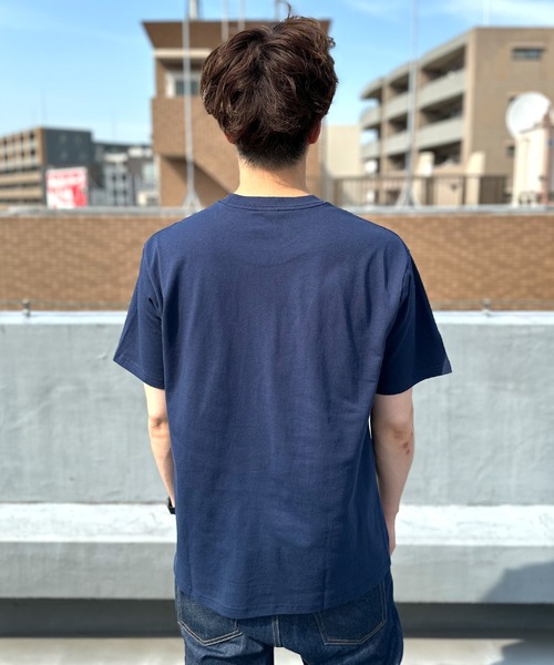 CHUMS(チャムス)の「CHUMS/チャムス ロゴプリントTシャツ クルーネック コットンT CH01-2388(Tシャツ/カットソー・メンズ・チャコール/ネイビー/ホワイト/ブルー・M/XXL/L/S/XL)」の13枚目の写真