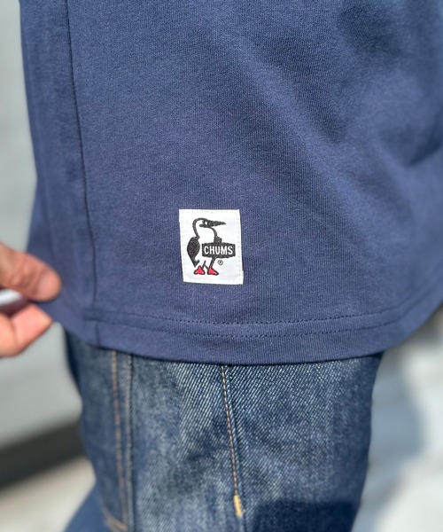 CHUMS(チャムス)の「CHUMS/チャムス ロゴプリントTシャツ クルーネック コットンT CH01-2388(Tシャツ/カットソー・メンズ・チャコール/ネイビー/ホワイト/ブルー・M/XXL/L/S/XL)」の20枚目の写真