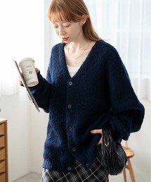WEGO | WEGO/【23年秋冬新作】モヘアライクBIGカーディガン(カーディガン/ボレロ)