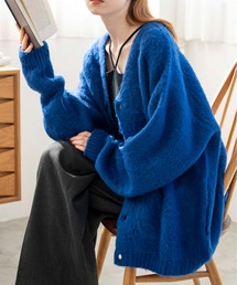 WEGO | WEGO/【23年秋冬新作】モヘアライクBIGカーディガン(カーディガン/ボレロ)