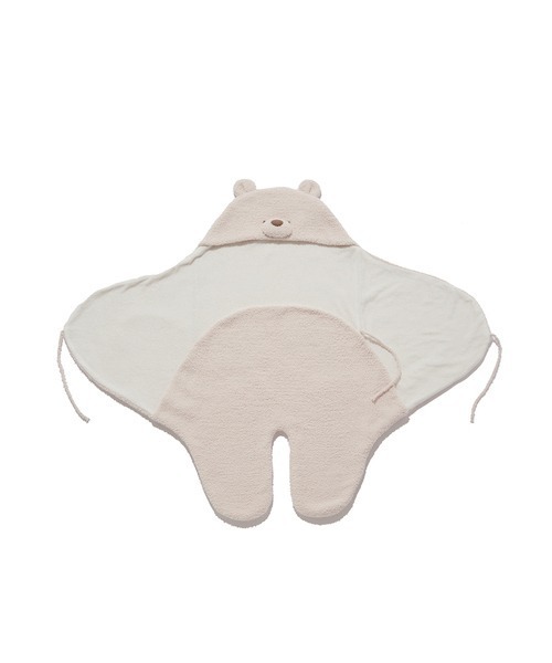 gelato pique(ジェラートピケ)の「【ONLINE限定カラーあり】【BABY】パウダーベアおくるみ(おくるみ・キッズ・ブルー/ピンク/ベージュ・FREE)」の11枚目の写真