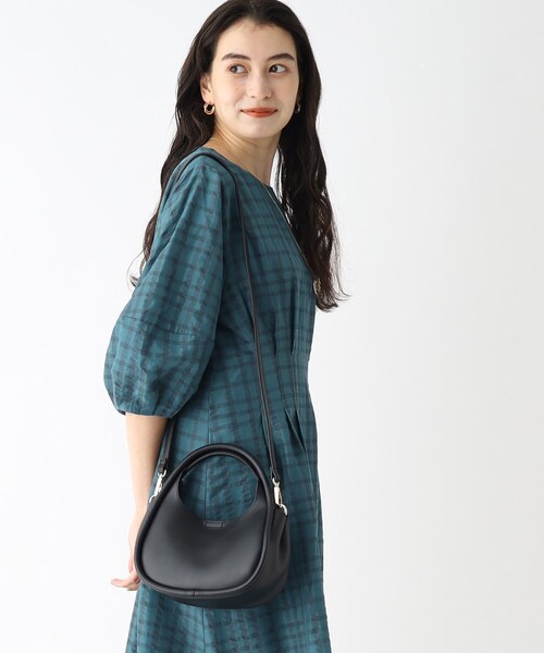 OPAQUE.CLIP（オペークドットクリップ）の「◆【2WAY】フレームデザインミニショルダー（ショルダーバッグ・レディース・ブラック/アイボリー/ライトグリーン・00）」の2枚目の写真