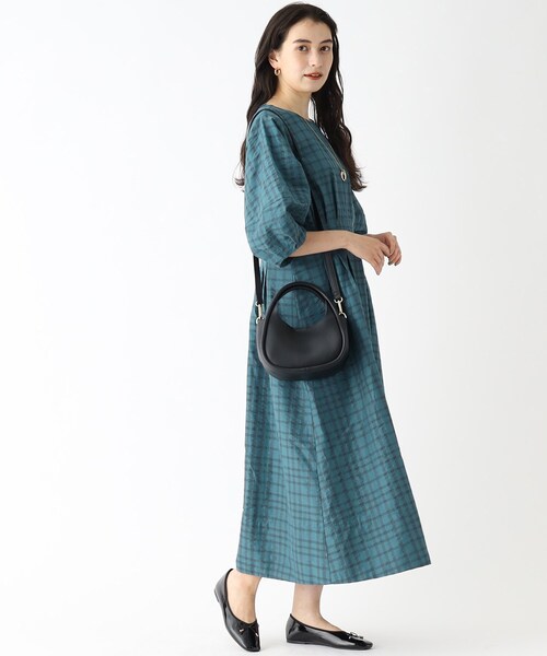 OPAQUE.CLIP（オペークドットクリップ）の「◆【2WAY】フレームデザインミニショルダー（ショルダーバッグ・レディース・ブラック/アイボリー/ライトグリーン・00）」の10枚目の写真