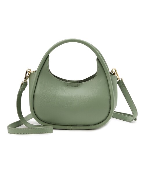 OPAQUE.CLIP（オペークドットクリップ）の「◆【2WAY】フレームデザインミニショルダー（ショルダーバッグ・レディース・ブラック/アイボリー/ライトグリーン・00）」の20枚目の写真