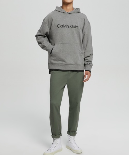 Calvin Klein（カルバン・クライン）の「Calvin Klein/カルバンクライン LS STNDRD LG TRRY P パーカー フーディー（パーカー・メンズ・グレー/ブラック/その他・L/XL/M/S）」の7枚目の写真