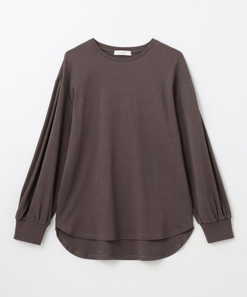 ANY（エニィ）の「【UVケア】ビューティベーシックロングＴシャツ（Tシャツ/カットソー・レディース・ワイン系/ダークブラウン系/ライトグレー系/グレー系・F）」の13枚目の写真