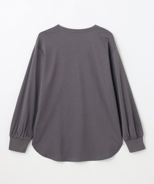 ANY（エニィ）の「【UVケア】ビューティベーシックロングＴシャツ（Tシャツ/カットソー・レディース・ワイン系/ダークブラウン系/ライトグレー系/グレー系・F）」の17枚目の写真