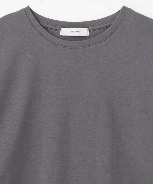ANY（エニィ）の「【UVケア】ビューティベーシックロングＴシャツ（Tシャツ/カットソー・レディース・ワイン系/ダークブラウン系/ライトグレー系/グレー系・F）」の18枚目の写真